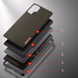 Dux Ducis Fino nailonist kattega ümbris Samsung Galaxy A03s roheline