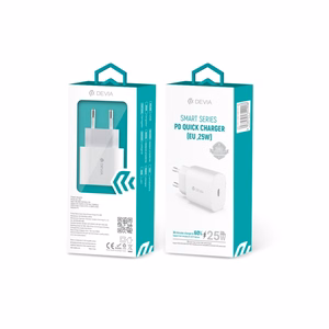 Devia seinalaadija Smart PD 25W 1x USB-C valge
