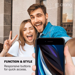 Crong Color Cover ümbris seadmele iPhone SE (2020 / 2022) / 8 / 7, punane