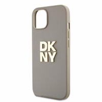DKNY Wrist Strap Stock Logo ümbris jaoks iPhone 15 / 14 / 13 - beige