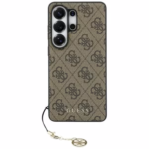 Guess чехол 4G Classic Logo Charm MagSafe для Samsung Galaxy S26 Ultra коричневый