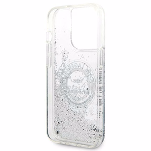 Karl Lagerfeld KLHCP14XLCRSGRS iPhone 14 Pro Max 6.7 "hõbedane / hõbedane hardcase Liquid Glitter RSG