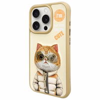 Nimmy Cool&Cute 2.0 Cat Ümbris jaoks iPhone 15 Pro Max - Roheline