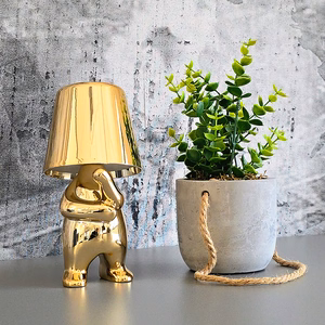 Night lamp Golden Man disain G