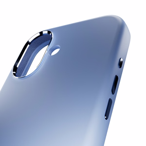 Pure Icon Mag Pro Liquid Silicone Ümbris jaoks iPhone 17, MagSafe Compatible, with Camera Protection and Aluminum Buttons - Sinine