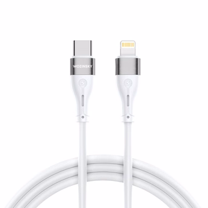Wozinsky WSTCL1 кабель Lightning USB-C PD 27W 1м - белый