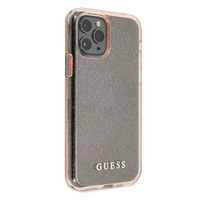 Guess GUHCN65PCGLPI iPhone 11 Pro Max roosa/roosa kõva ümbris Glitter