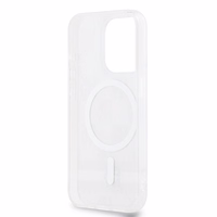 DKNY IML Checkered Mono Pattern & Printed Stripes MagSafe ümbris jaoks iPhone 14 Pro Max - beige