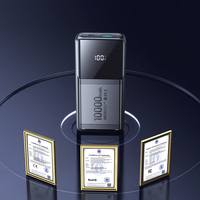 Joyroom JR-PBF19 22.5W 10000mAh Powerbank kahe sisseehitatud kaabliga - must