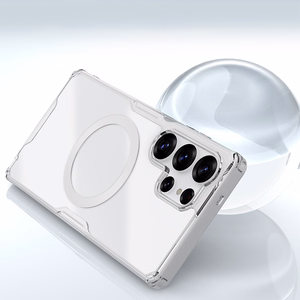 Nillkin Nature TPU Pro Magnetic Ümbris with MagSafe jaoks Samsung Galaxy S25 Ultra - valge