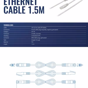 Võrgukaabel Ethernet 1.5m Teltonika