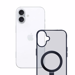 3mk Smoke Ümbris Mag&Stand jaoks Apple iPhone 16 plus - läbipaistev
