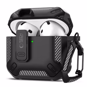 Tech-Protect Carbonox Ümbris jaoks AirPods 4 - must