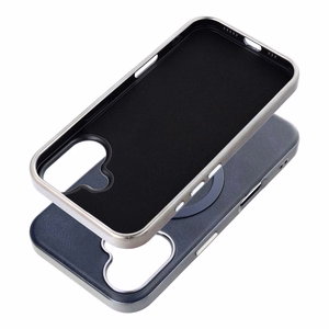 GENTLEMAN MAG COVER Ümbris compatible koos MagSafe jaoks IPHONE 14 tumesinine sinine