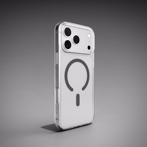 Puro Lite Mag TPU+PC Ümbris Compatible with MagSafe jaoks iPhone 17 Pro - Läbipaistev with Hall Ring