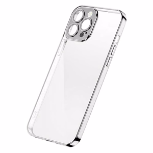 Joyroom Chery Mirror Чехол для iPhone 13 Pro металлическая рамка серебряный (JR-BP908 silver)
