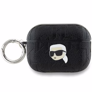 Karl Lagerfeld Monogram Karl Head ümbris jaoks AirPods Pro 2 - must