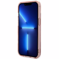 KARL LAGERFELD KLHCP14SHKLSPCP IPHONE 14 / 15/13 6.1 "ÜMBRIS ROOSA / ROOSA MONO VERTICAL STRIPE