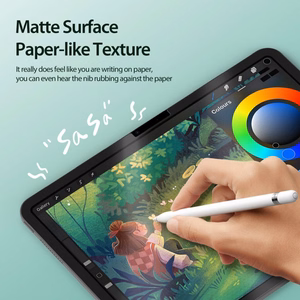 Dux Ducis Naad Paperlike Matte Ekraanikaitse jaoks iPad Air 11" (2024/2025) - with Black Frame