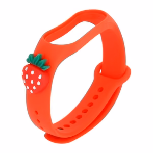 Laste rihm Smart Band M5/M6/M7 punane maasikas
