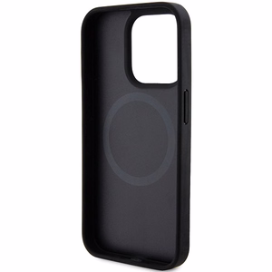 DKNY Leather Printed Pattern Metal Logo MagSafe Ümbris jaoks iPhone 15 Pro - Must