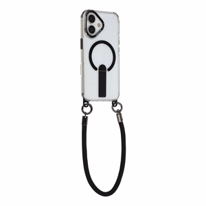 Hurtel ümbris toe, 30 cm käe- ja 120 cm õlarihmaga, MagSafe-ühilduv mudelile iPhone 17 – must
