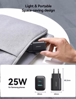 Laadija Joyroom JR-TCF13 25W USB-C/USB-A must