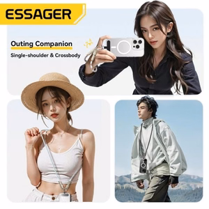 USB Kaabel Essager Rope sinine/punane 60W Type-C / Type-C 30cm