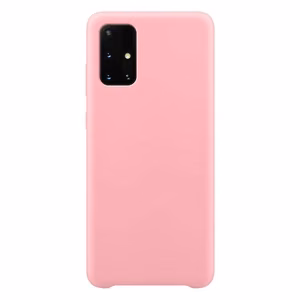 Silicone Case мягкий гибкий резиновый чехол для Samsung Galaxy A72 4G розовый