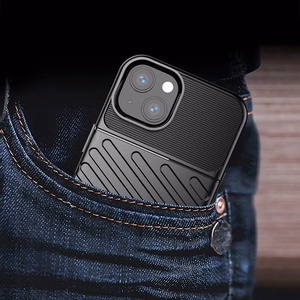 Thunder Case Paindlik ja vastupidav TPU ümbris iPhone 13 mini sinine
