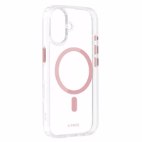 Liavec Glossy Magsafe Clear Ümbris do Iphone 16 różowy