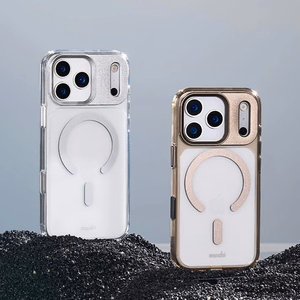 Moshi iGlaze MagSafe ümbris seadmele iPhone 17 Pro Max, Luna Silver värvitoonis