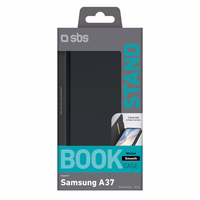 SBS Wallet Smooth ümbris Samsung Galaxy A37 klapiga - must