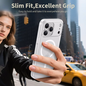 Tech-Protect MagSlim MagSafe Ümbris jaoks iPhone 17 Pro Max - Matt Valge