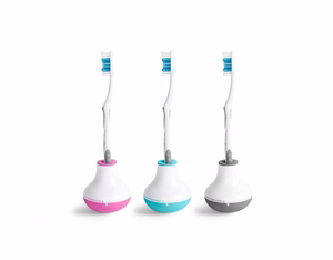Quirky Bobble Brush hambaharjahoidik, sinine