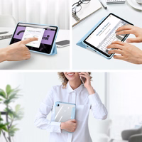 Ümbris Dux Ducis "Toby" Samsung X520/X526 (Tab S10 FE) X510/X516 (Tab S9 FE) X710/X716 (Tab S9) jaoks sinine