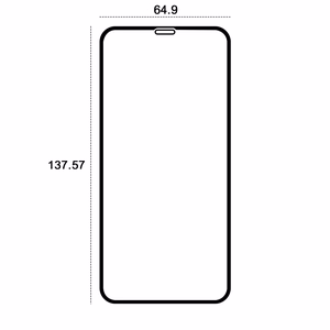 Etteri karastatud klaas 9D iPhone X/XS/11 Pro jaoks