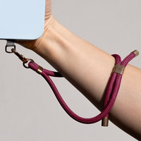 Universal phone strap Elegant maroon