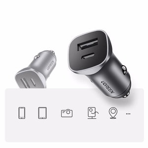 Car laadija Ugreen CD130 USB-C/USB-A 30W hall