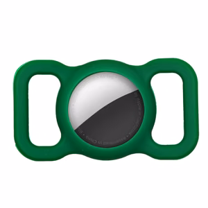 AIRTAG CASE FOR COLLAR/BELT/SUSPENDERS GREEN
