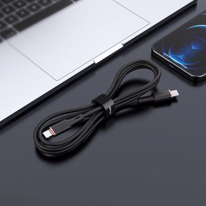 Acefast кабель MFI USB Type C - Lightning 1.2m, 30W, 3A чёрный (C2-01 black)
