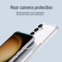 Nillkin Nature Pro armored ümbris with a magnetic ring jaoks Samsung Galaxy S24+ - valge