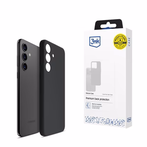 3mk Silicone Ümbris jaoks Samsung Galaxy S24+ - must