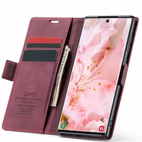 Spacecase rahakoti tüüpi ümbris Galaxy S23 Ultra kirsi