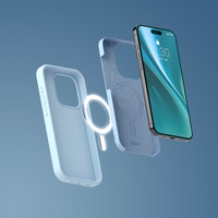 Etteri Silikoonist Mag ümbris iPhone 14 6,1" helesinine