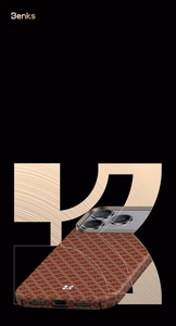 Benks Magnetic Armor Air Armor Grid Kevlar Ümbris Metal Frame 600D (0069) jaoks Iphone 17 Pro oranž