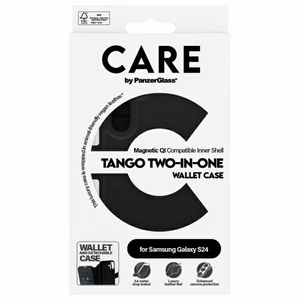 CARE by PanzerGlass Feature Tango 2in1 Wallet Ümbris jaoks Samsung Galaxy S24 - Must