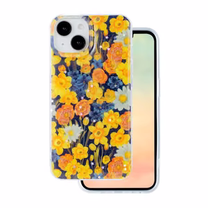 Glow Glam ümbris jaoks iPhone 11 oranž