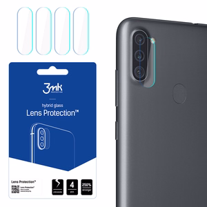Hübriidklaas 3MK Hübriidklaas kaamera SAMSUNG GALAXY A11 kaamerale 4 tk.