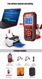 Konnwei KW870 OBD2 diagnostikaskanner ja akutester